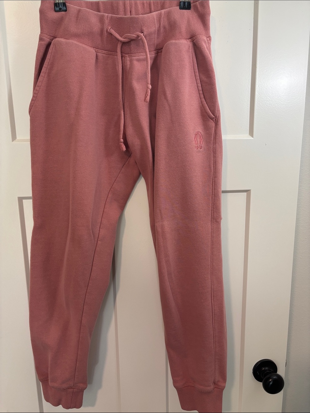 Women's Dusty Rose Drawstring Joggers